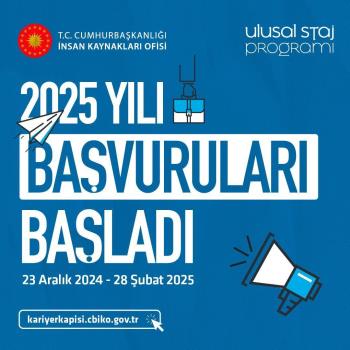 Ulusal Staj Programı 2025 Başvuruları Başladı!