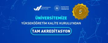 Üniversitemiz YÖKAK Tarafından “5 Yıl Süreyle Tam Akreditasyon” Almaya Hak Kazandı
